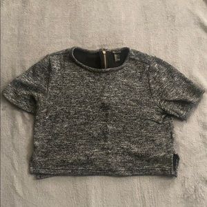 Yea there’s Grey Zipper Back Crop Top